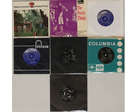 THE PRETTY THINGS/YARDBIRDS. Shakin' collection of 5 x 7" and 2 x EPs from these British R&B masters. Pretty Things titles (x