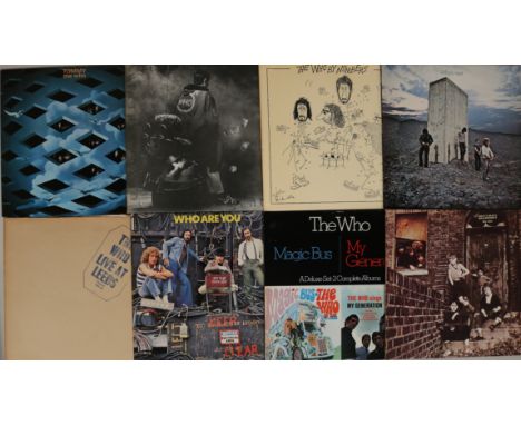 THE WHO. An extremely well presented selection of 9 x LPs with 8 x 7". LPs are Tommy (Track 613014 reissue with unnumbered bo