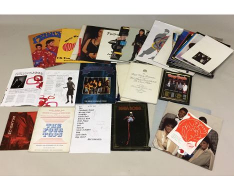 POP AND ROCK PROGRAMMES. 41 programmes from various Rock and Pop tours, to include a Dr John band signed setlist, programmes 