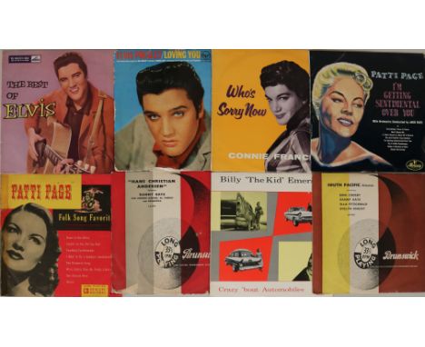10"/LPs - 50s/60s R&R/THE SHADOWS & RELATED. Cool collection of 35 x LPs with 18 x 10" LPs. Artists/titles include Elvis Pres