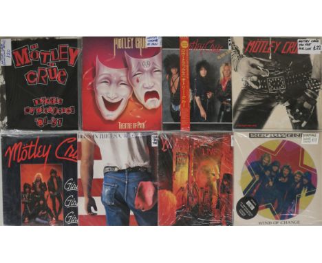 CLASSIC/STADIUM ROCK/METAL. Monstrous collection of around 87 x LPs with 12". Artists/titles will include Mötley Crüe - Prima
