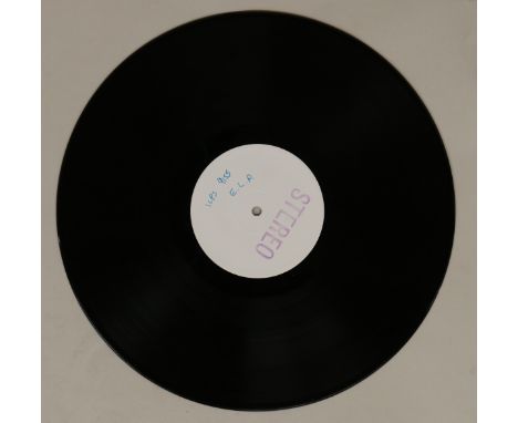 EMERSON LAKE & PALMER - TARKUS - UK SINGLE SIDED TEST PRESSING (ILPS 9155). A single sided (side 2) UK white label test press