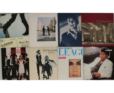 ROCK/POP/SYNTH POP - LPs/12"/7". Cool collection of 44 x LPs (and some 12") with around 150 x 7". Artists/titles include Davi