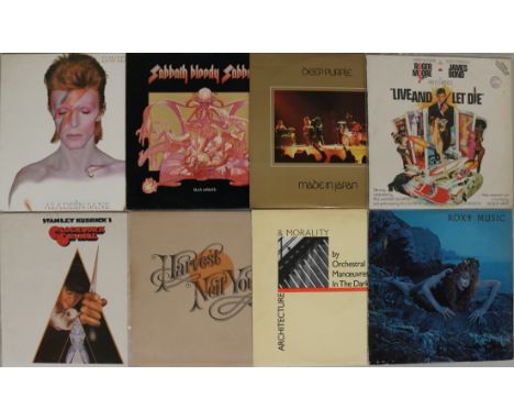 ROCK/PROG/POP LPs. A classic collection of LPs with 57 included here. Artists/titles include David Bowie - Aladdin Sane (Cana