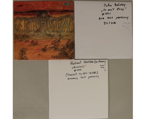GERMAN TEST PRESSING LPs. Excellent trio of 3 x German issued test pressing LPs. Titles are Savoy Brown - Blue Matter (SLK 16