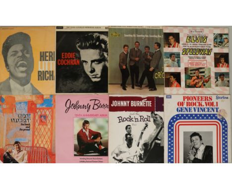 ROCK 'N' ROLL LPs. Shakin' collection of over 60 x LPs. Artists/titles include Little Richard - Here's Little Richard (UK Lon