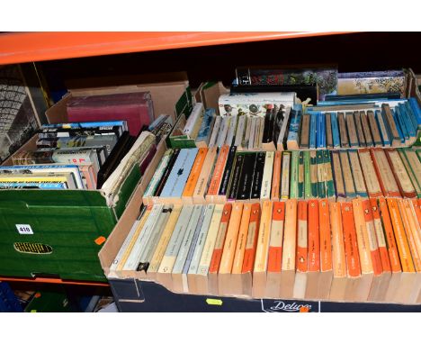 BOOKS &amp; PRINTS, two boxes containing approximately 135 miscellaneous titles in paperback and hardback formats to include 