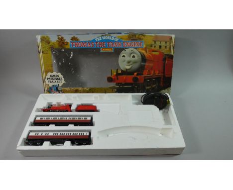 A Boxed Hornby OO Gauge The World of Thomas The Tank Engine R094 James Passenger set, No Track, Box AF 