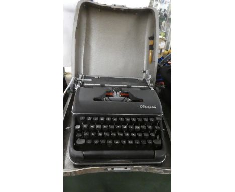 A Vintage Olympia Manual Typewriter 