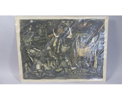 A Signed Limited Edition Clavé Lithograph no. 7/95 