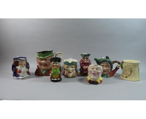 A Collection of Beswick and Other Character Jugs, Musical Tankard, Beswick Teapot etc 