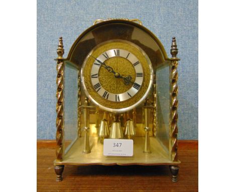A Koma brass 400 day anniversary clock 