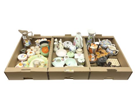 Quantity of early/mid 20th century Art Deco style ceramics, to include Radford jug, butter dish etc, Hancock's coffee service