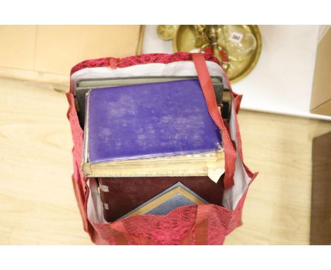 A collection of ten photograph albums 1930's-50's, including Army, Barbados, UK, etc.