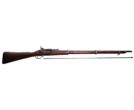 A .577” L.A.C. Snider Breech Loading Service Rifle Returned From India, barrel 36”London proofs, ladder sight to 1000yds, loc