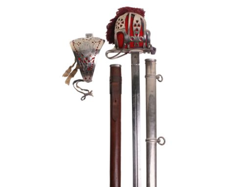 George V Kings Own Scottish Borderers Officers Basket Hilt Broad Sword with Additional Field Officers Ceremonial Guard and Ce