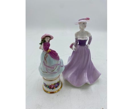 Seven Hummel Figurines, a collection of other ceramic figurines (AF), Coalport ?Serenade?, ?Debutantes Loretta? 