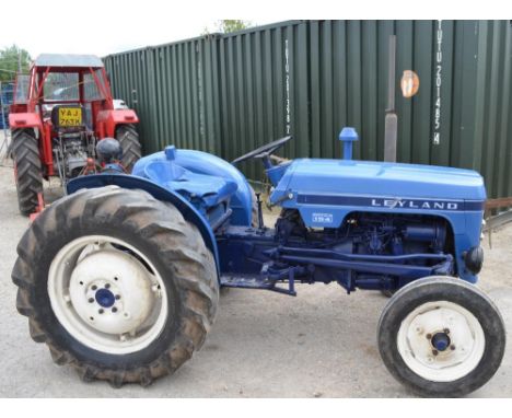 Classic vintage 1970 Leyland Nuffield 154 tractor. With full lighting system. 2203.2 hours, with V5 and key. 