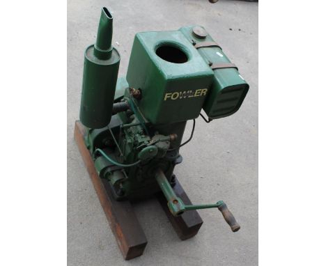 Fowler stationary engine (A/F) 