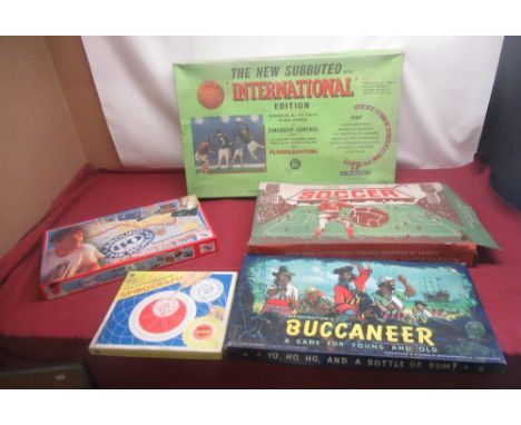 The New Subbuteo International Edition, Chad Valley Soccer,Around the World in 80s Day Board Game with Michael Palin, Spirogr