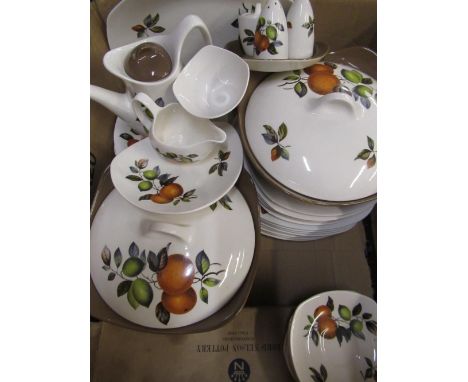 1960's Midwinter Oranges &amp; Lemons pattern dinner and tea service, designed by John Russell, 43 pcs, a 1960's Lord Nelson 