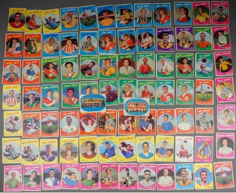 Football: 86 vintage Trade cards, A&amp;BC Gum - Rub edge of Coin, footballers to include: Stan Matthews, Brian Clough, Ron F