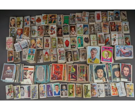 Assorted vintage and early 20th Century Cigarette and Trade cards, sporting to include cricket, rugby, motor racing, horse ra