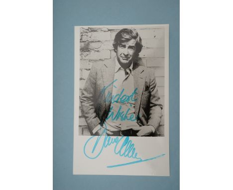 Autographs, a folder containing approximately seventy five signed publicity photographs and letters, including Dave Allen, Cl