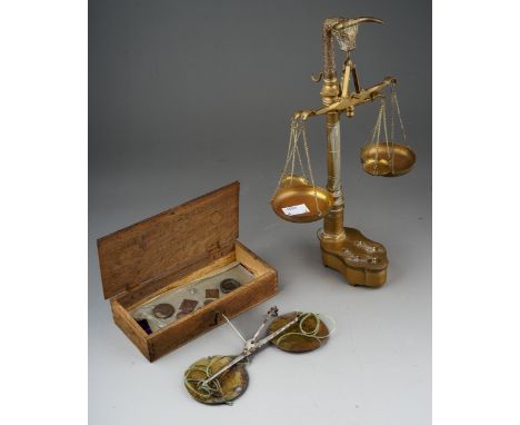 Two sets of scales, one boxed (incomplete) [2] 