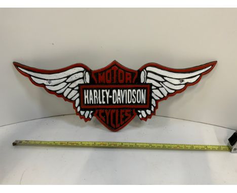 Cast Iron Sign - Harley Davidson 
