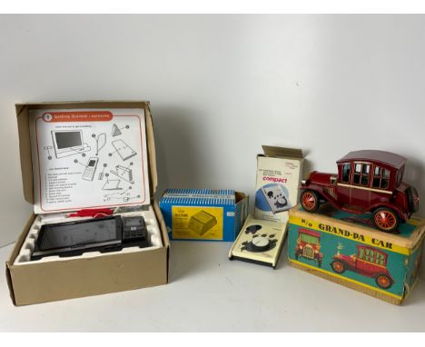Simpla Phone, Compact Digital Plus, Victor Transformer and Grand-Pa Car 