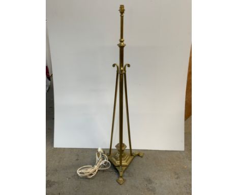Telescopic Brass Standard Lamp 