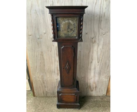 Oak Grandmother Clock - 140cm H 