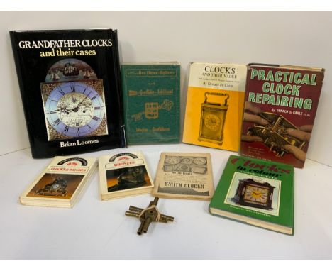 Clock Books and 2x Multi Winder Keys 