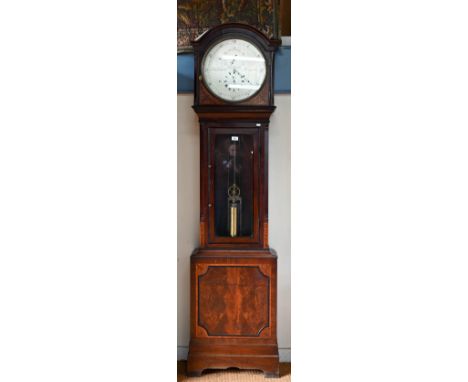 Robert Roskell, Liverpool, a good mahogany longcase regulator, the substantial fully arched brass plate encased six pillar si