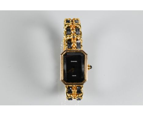 A lady's Chanel premiere bracelet wristwatch, 20 mm case, model H0001-M / GC04575, o/all wrist size 165 cm, in branded zip ca