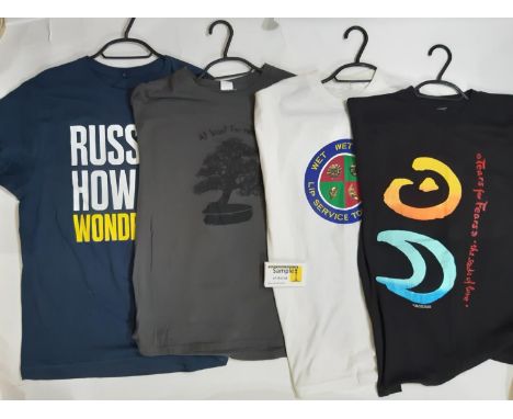 Music/ bands merchandise- 16 T Shirts displaying images of various artists including McBusted, Michael Jackson, Earth Wind &a