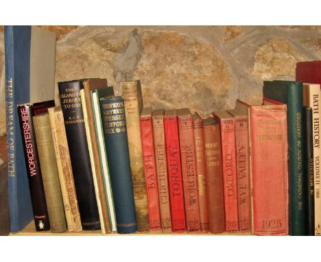 British topography - including M R James, Suffolk &amp; Norfolk, number of Ward Lock red cloth guides, Picturesque London by 