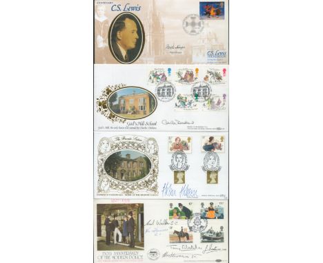 FDC collection includes 4 signed covers such as 5 George Cross Winners Signed 150th Anniversary of the Modern Police Benham's