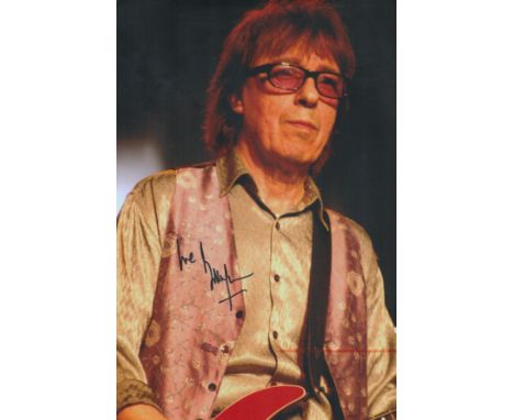 Bill Wyman signed 12x8 inch colour photo. William George Wyman (né Perks; born 24 October 1936) is an English musician, recor