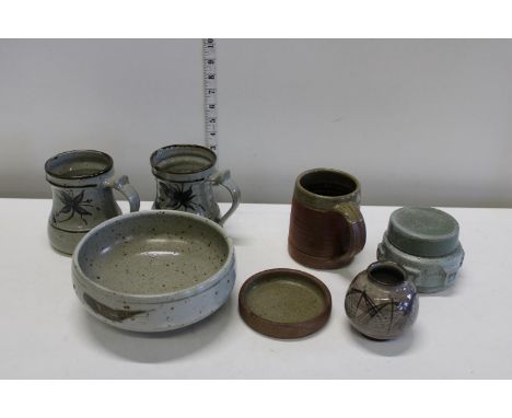A collection of vintage art pottery 