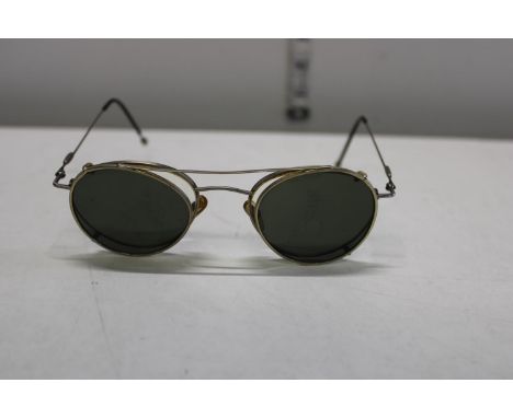A pair of vintage steampunk style glasses 