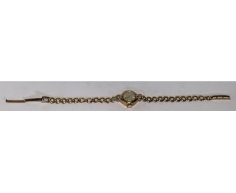 A ladies boxed Rotary 9ct gold manual-wind wristwatch, total weight 11.9g Location: 