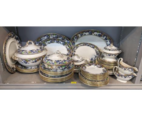 A late 19th/early 20th century Copeland Spode part dinner service to include lidded tureens, sauce boats and other itemsLocat