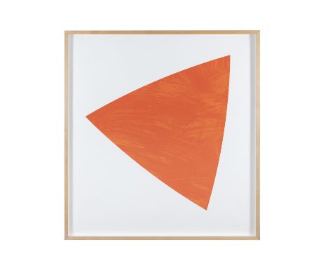 ELLSWORTH KELLY (1923-2015) Untitled (Red) Lithograph, 112 x 102cm Signed Edition 1/18