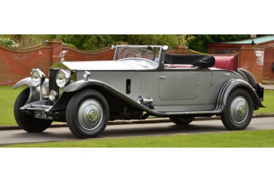 1930 Rolls Royce Phantom Ii 2 Door Convertible Registration No