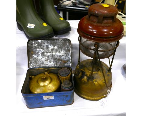 Boxed Optimus 00 Swedish stove and storm lantern