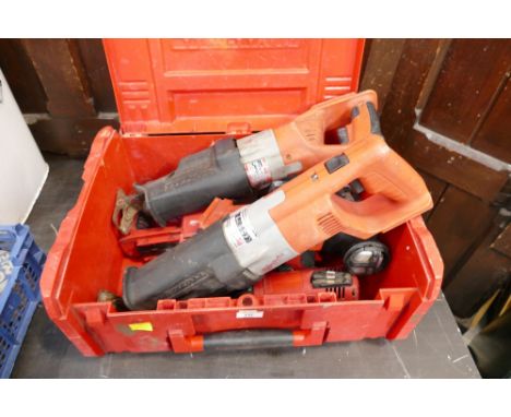 Box of Milwaukee hand tools
