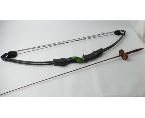 Barnett Banshee Quad archery bow and fencing foil This bladed lot is not for sale to people under the age of 18. By bidding o