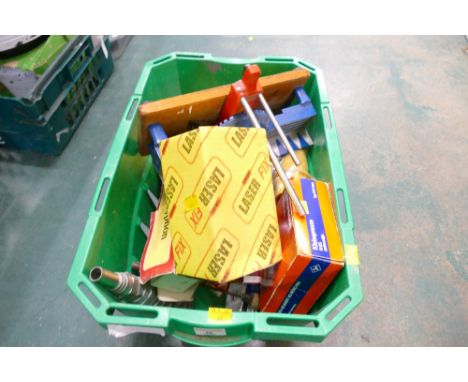 Box of tools and parts 